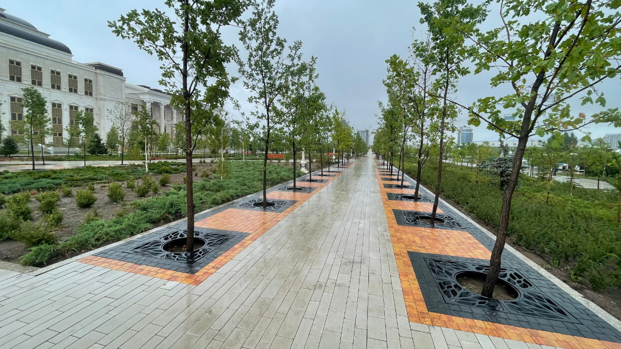 Приствольная решетка для дерева ZKING CRUST 1.2х1.2м Черная в Мытищах фото