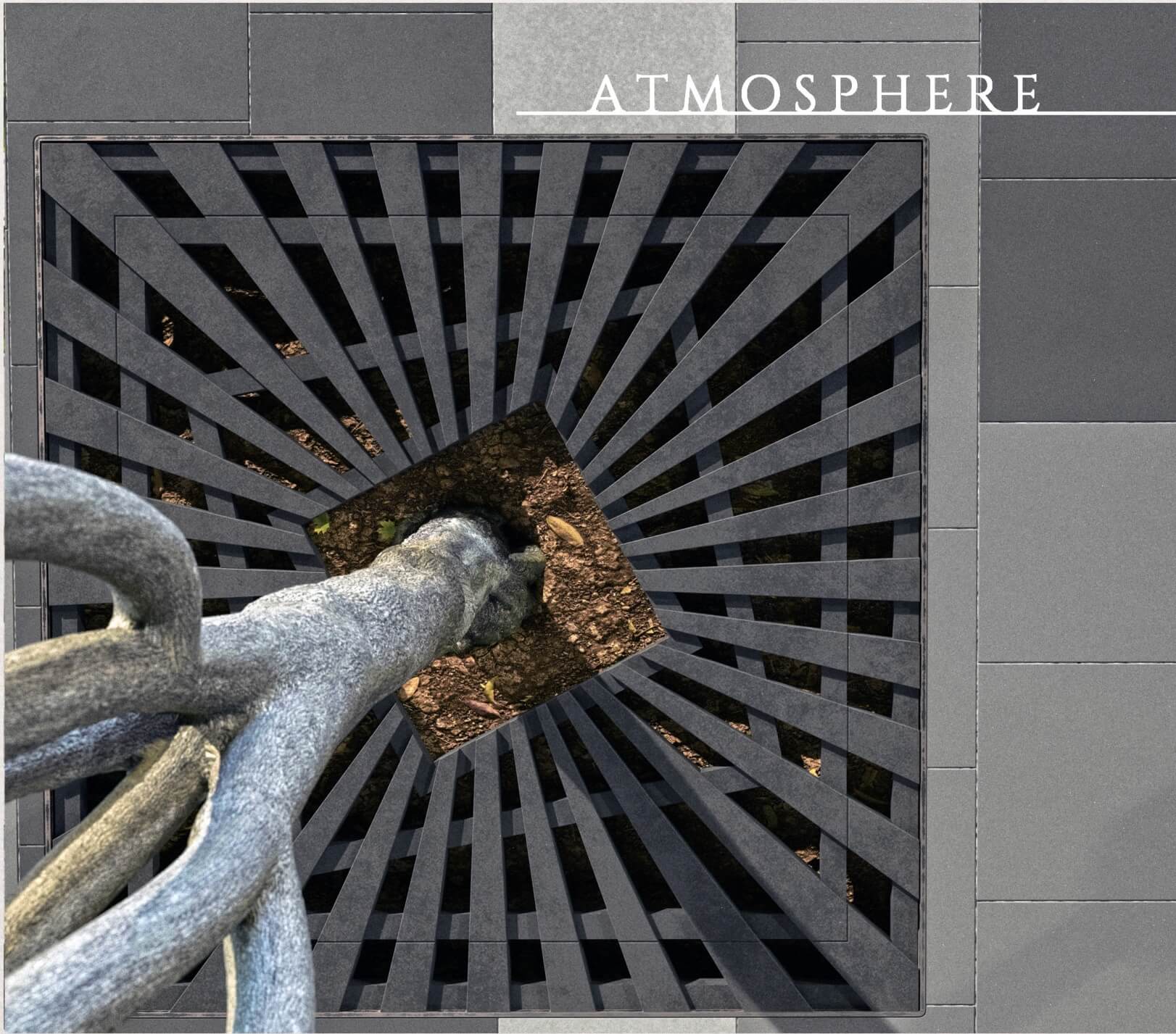 Приствольная решетка для дерева ZKING ATMOSPHERE 1.2х1.2м Черная в Мытищах фото