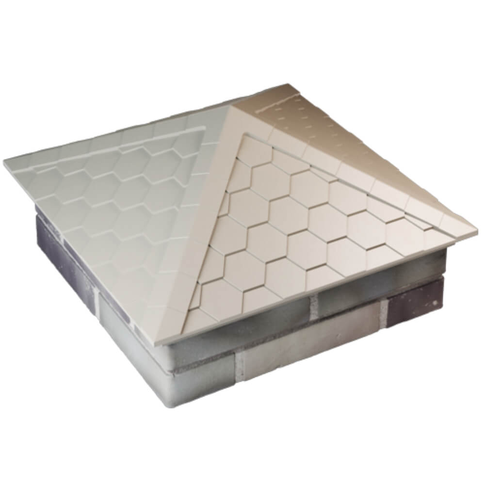 Колпак Zking Эверест Бежевый на столб 2х2 кирпича (535х535мм) Мытищи фото