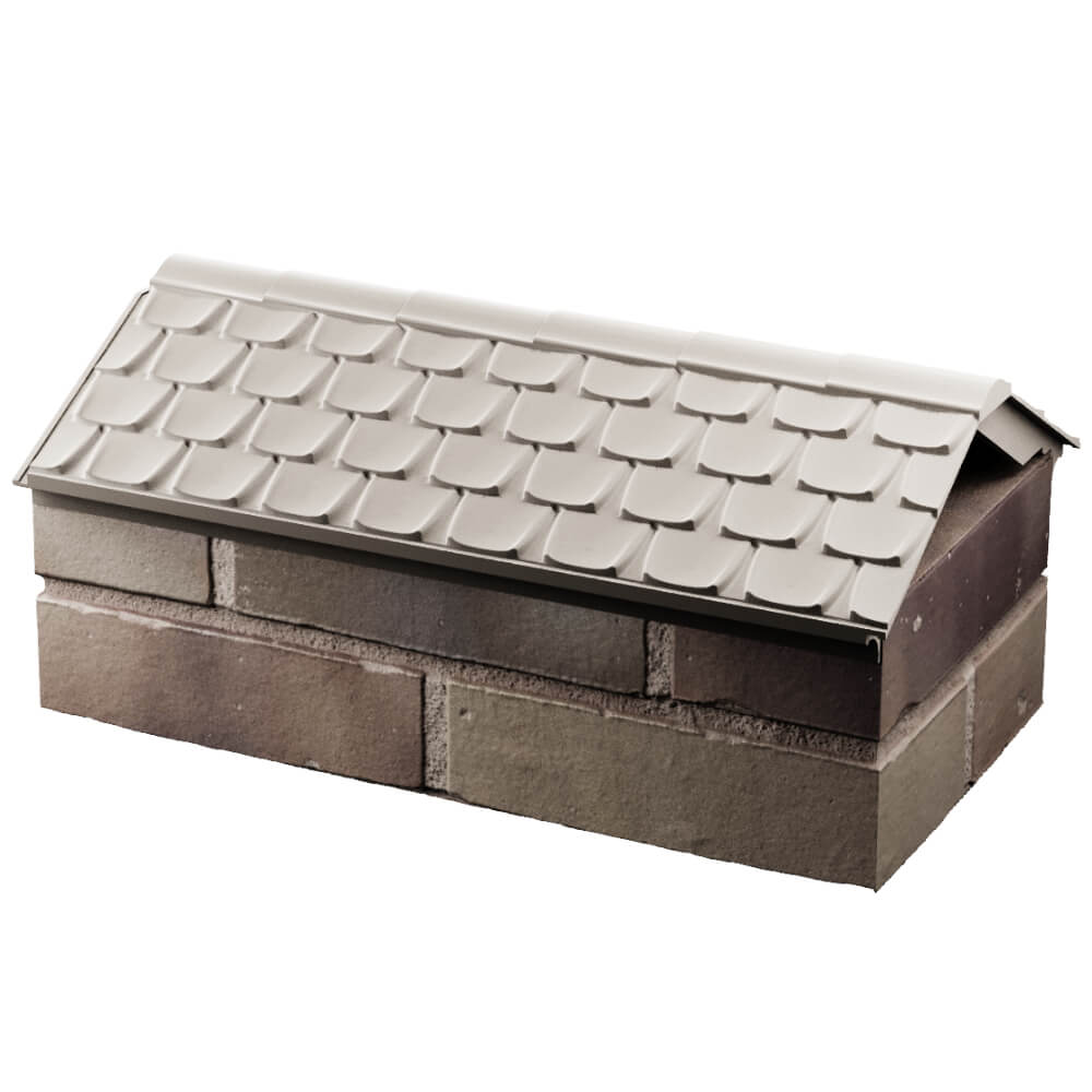 Парапет Zking Эльбрус Бежевый с посадкой на 1 кирпич (255мм) в Мытищах фото