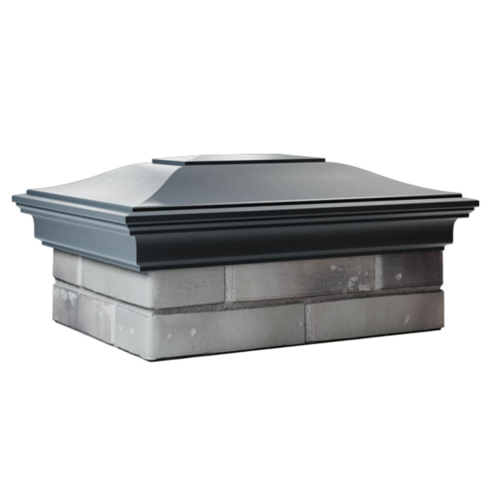 Колпак Zking Монблан Серый на столб 2х1.5 кирпича (515х385мм) в Мытищах фото