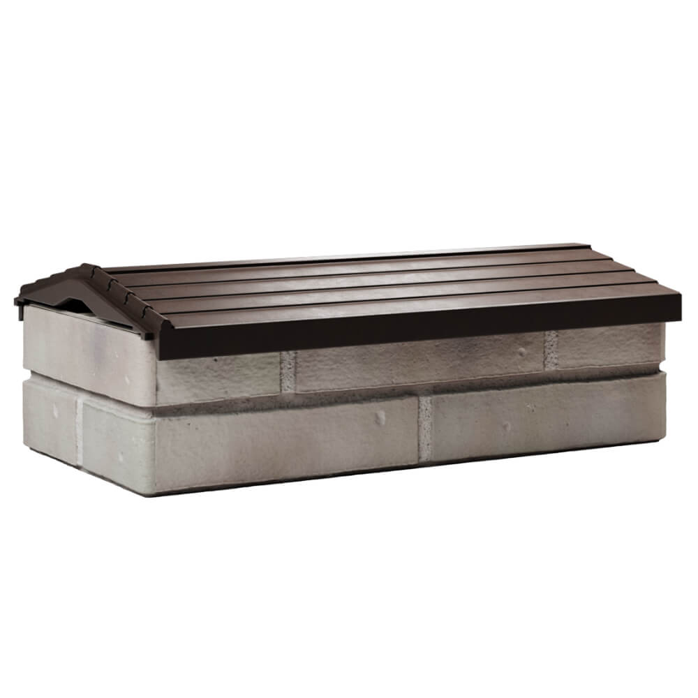 Парапет Zking Бона ХайТек Коричневый с посадкой на 1 кирпич (200/225/255мм) Мытищи фото