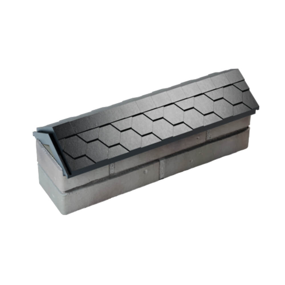 Парапет Zking Эверест Черный с посадкой на 0.5 кирпича (130мм) в Мытищах фото