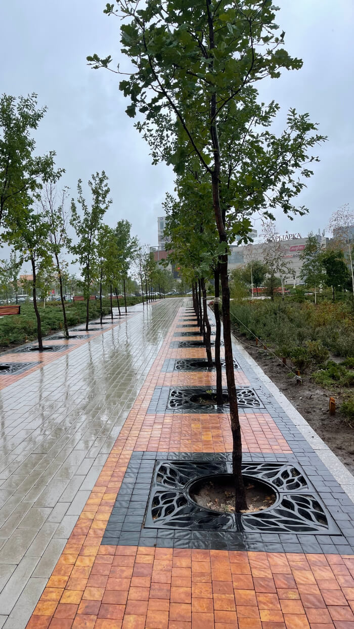 Приствольная решетка для дерева ZKING CRUST 1.2х1.2м Черная в Мытищах фото