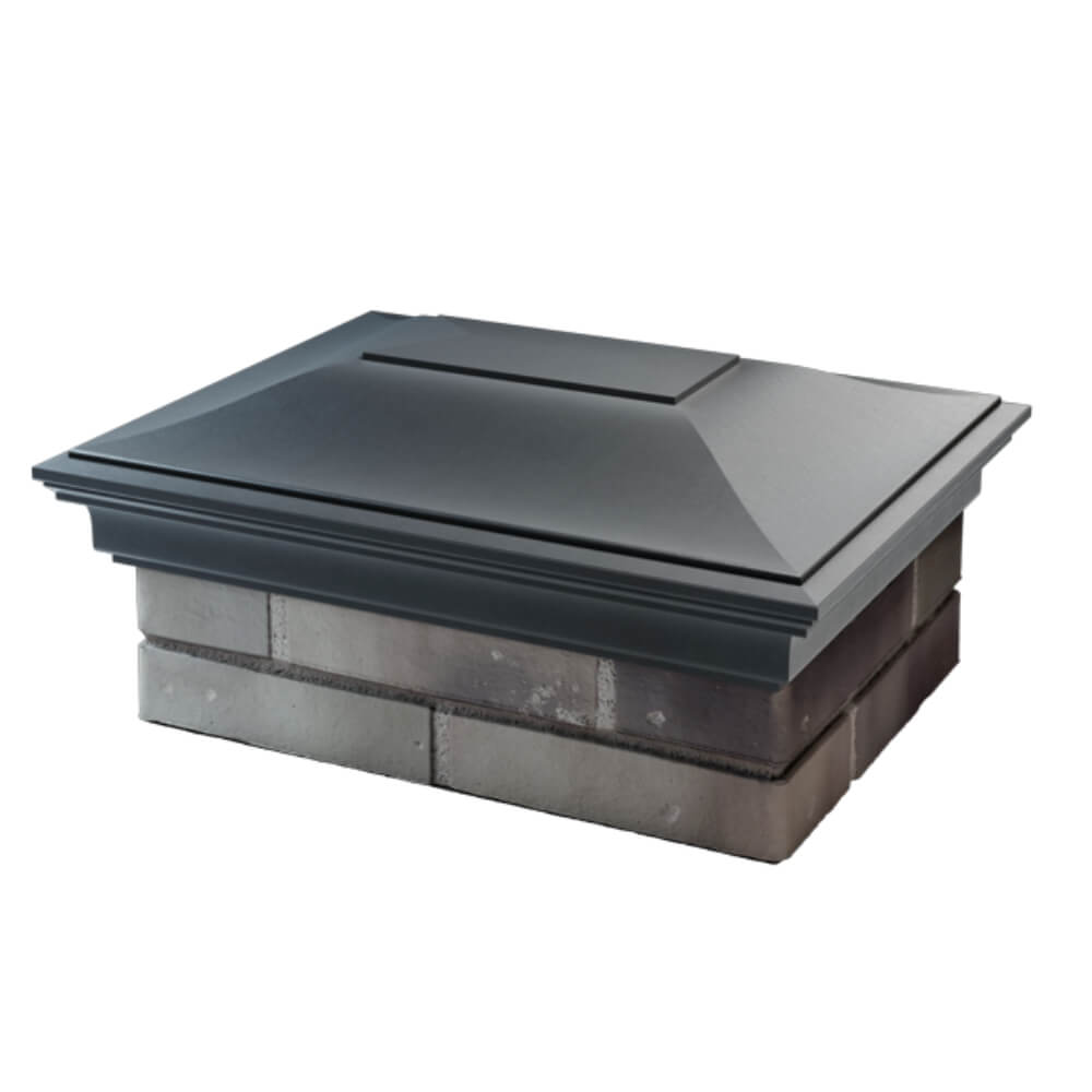 Колпак Zking Монблан Серый на столб 2х1.5 кирпича (515х385мм) в Мытищах фото