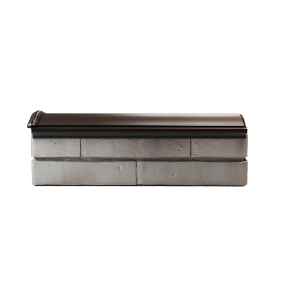 Парапет Zking Монблан Коричневый посадка на 0.5 кирпича (130мм) в Мытищах фото