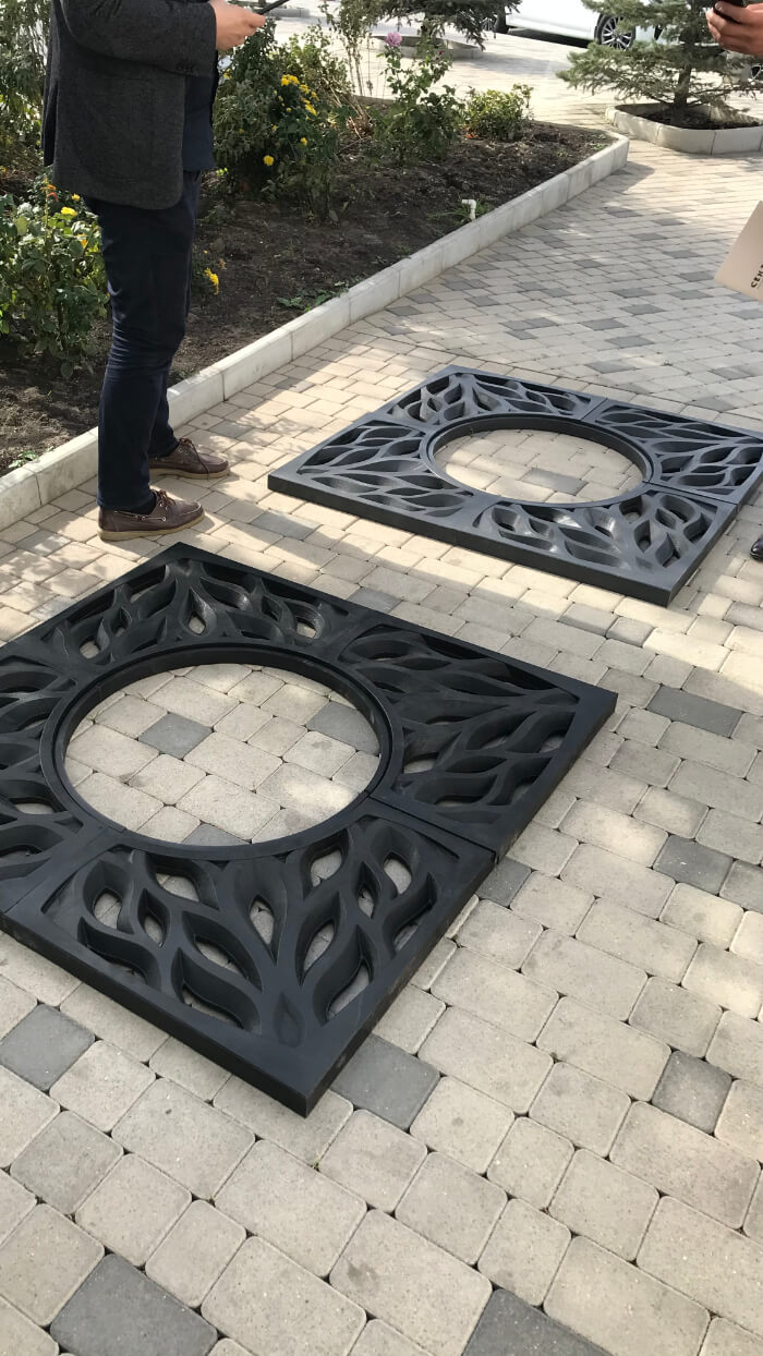 Приствольная решетка для дерева ZKING CRUST 1.2х1.2м Черная в Мытищах фото