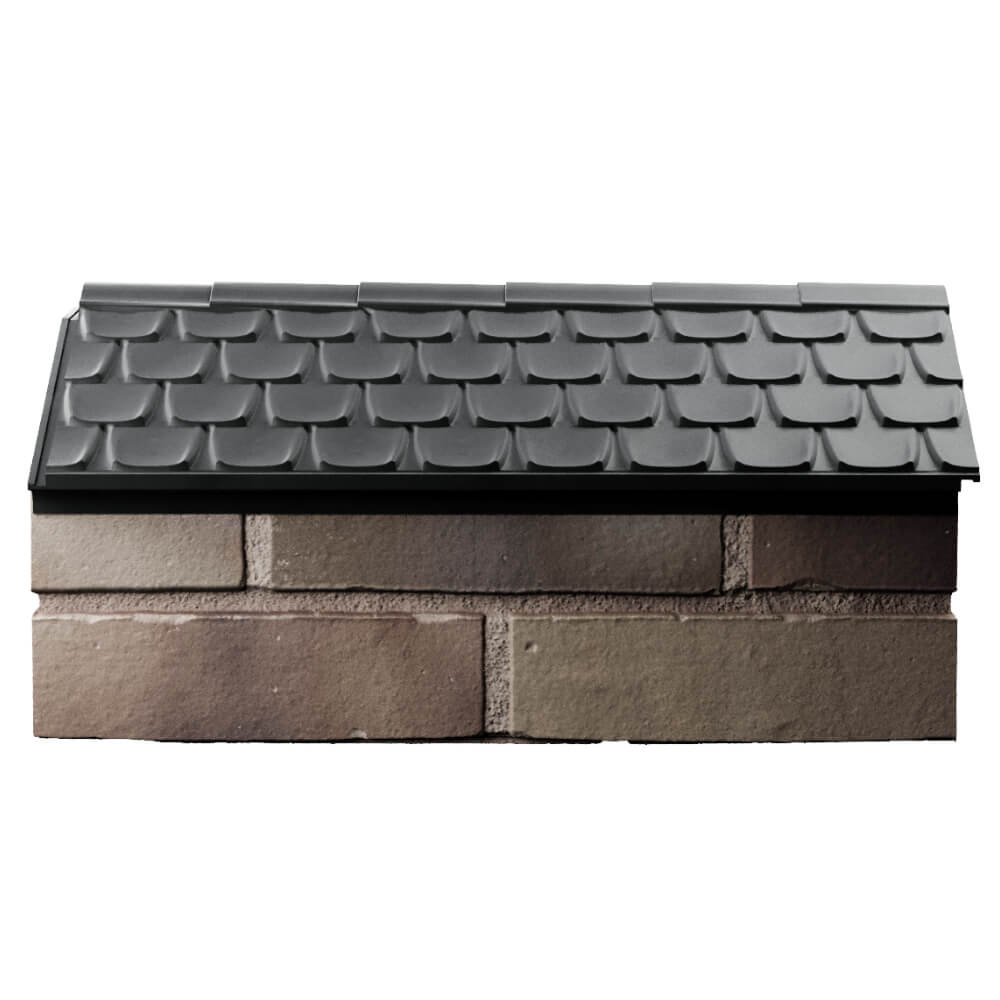 Парапет Zking Эльбрус Серый с посадкой на 1 кирпич (255мм) в Мытищах фото