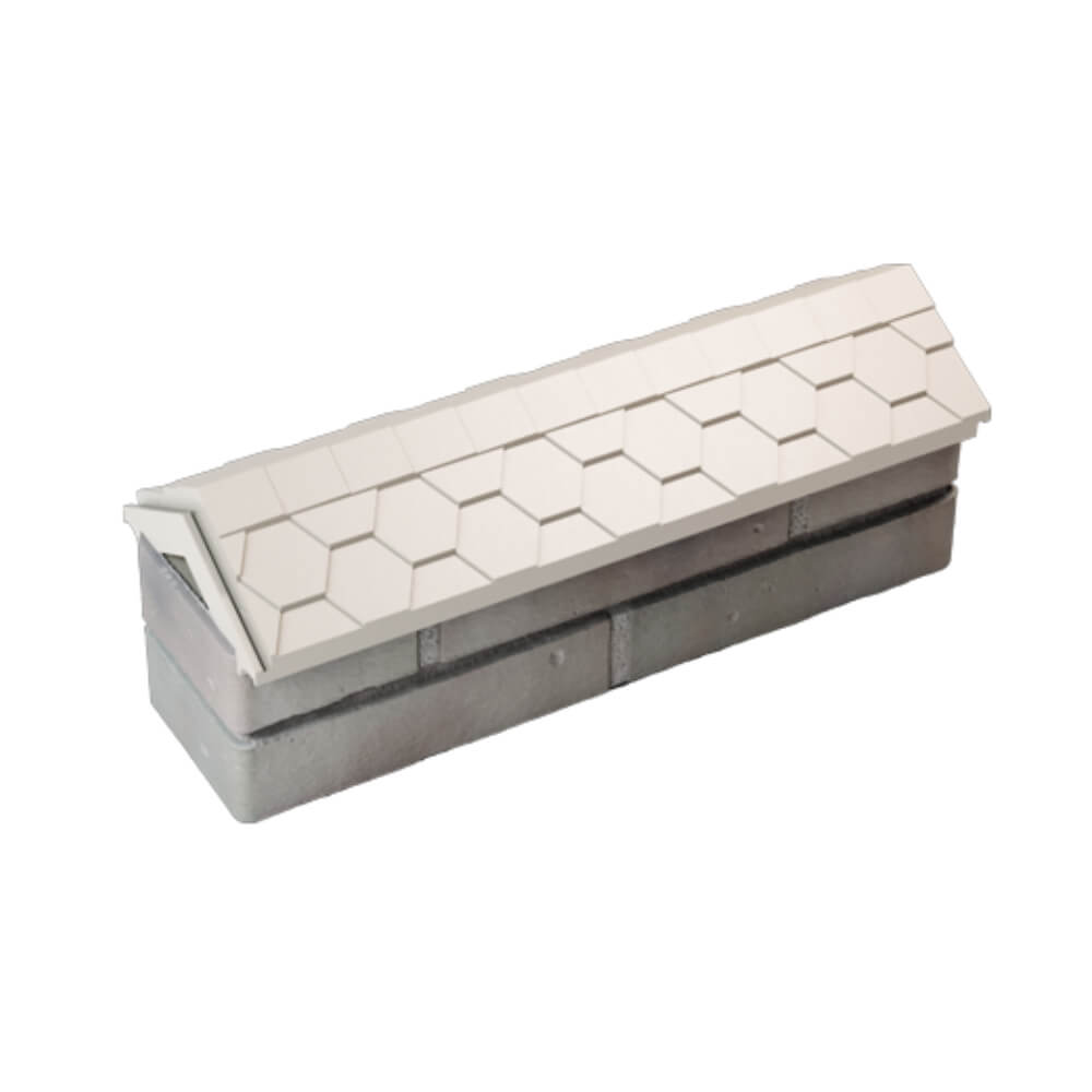 Парапет Zking Эверест Бежевый с посадкой на 0.5 кирпича (130мм) в Мытищах фото