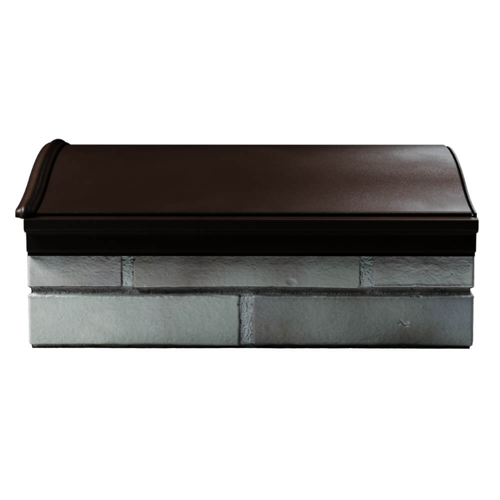 Парапет Zking Монблан Коричневый посадка на 1.5 кирпича (355/385мм) в Мытищах фото