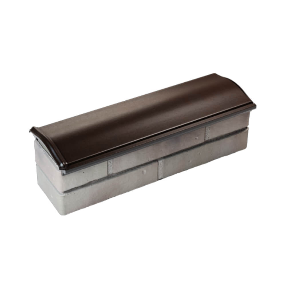 Парапет Zking Монблан Коричневый посадка на 0.5 кирпича (130мм) в Мытищах фото