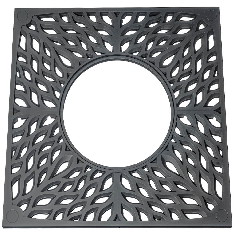 Приствольная решетка для дерева ZKING CRUST 2х2м Черная Мытищи фото