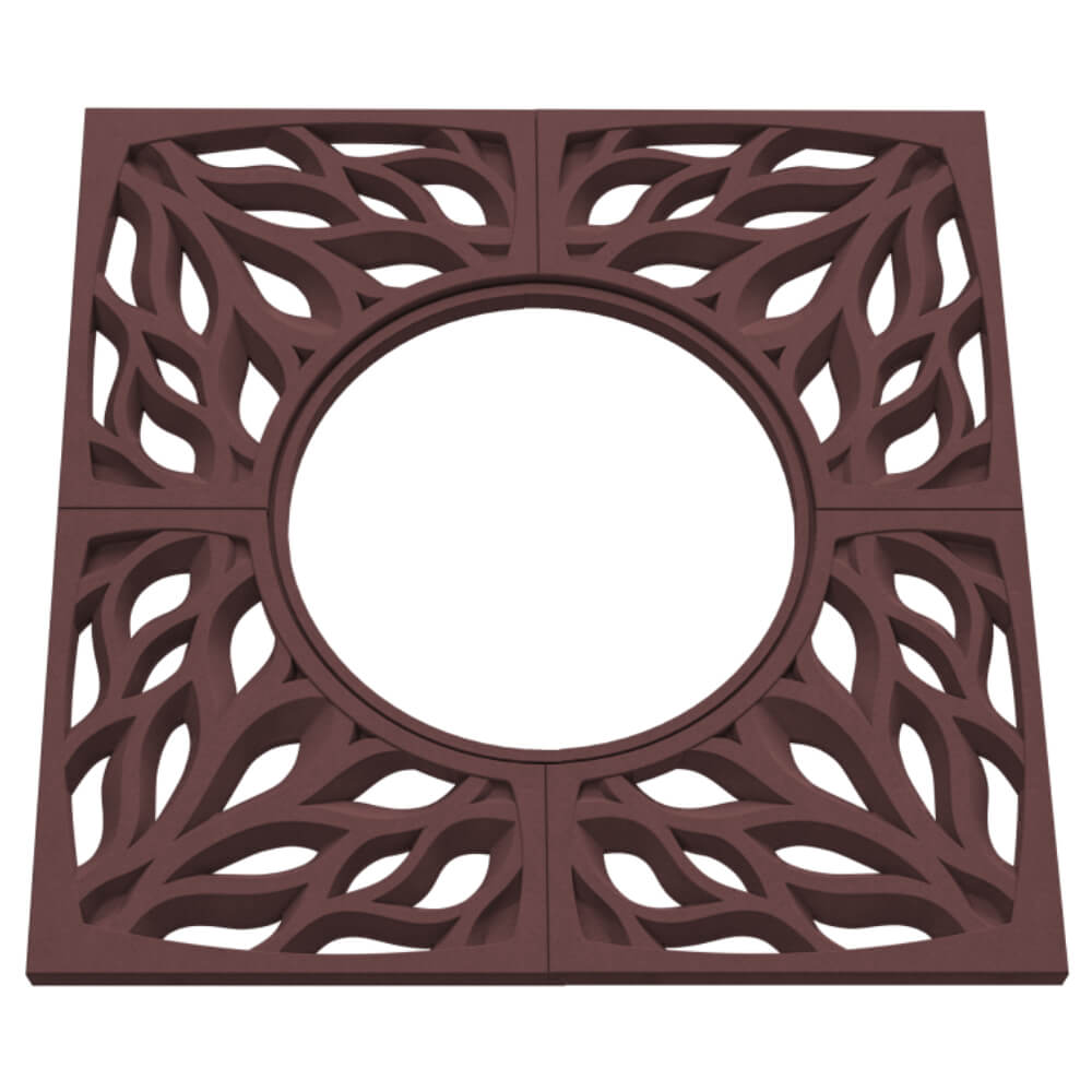 Приствольная решетка для дерева ZKING CRUST 1.2х1.2м Коричневая в Мытищах фото