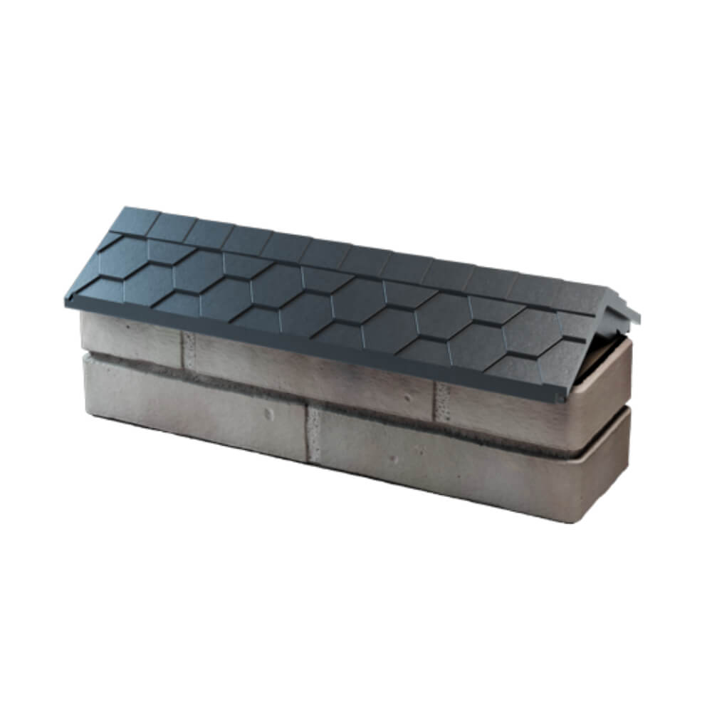 Парапет Zking Эверест Серый с посадкой на 0.5 кирпича (130мм) в Мытищах фото