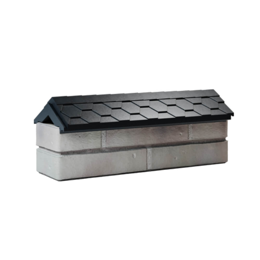 Парапет Zking Эверест Черный с посадкой на 0.5 кирпича (130мм) Мытищи фото