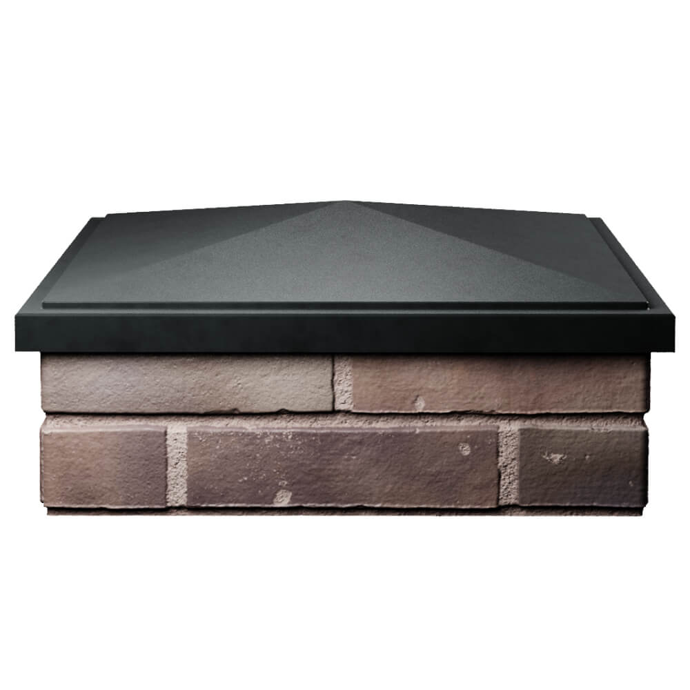 Колпак Zking БонаМоно Черный на столб 2х2 кирпича (515х515, 530х530мм) Мытищи фото