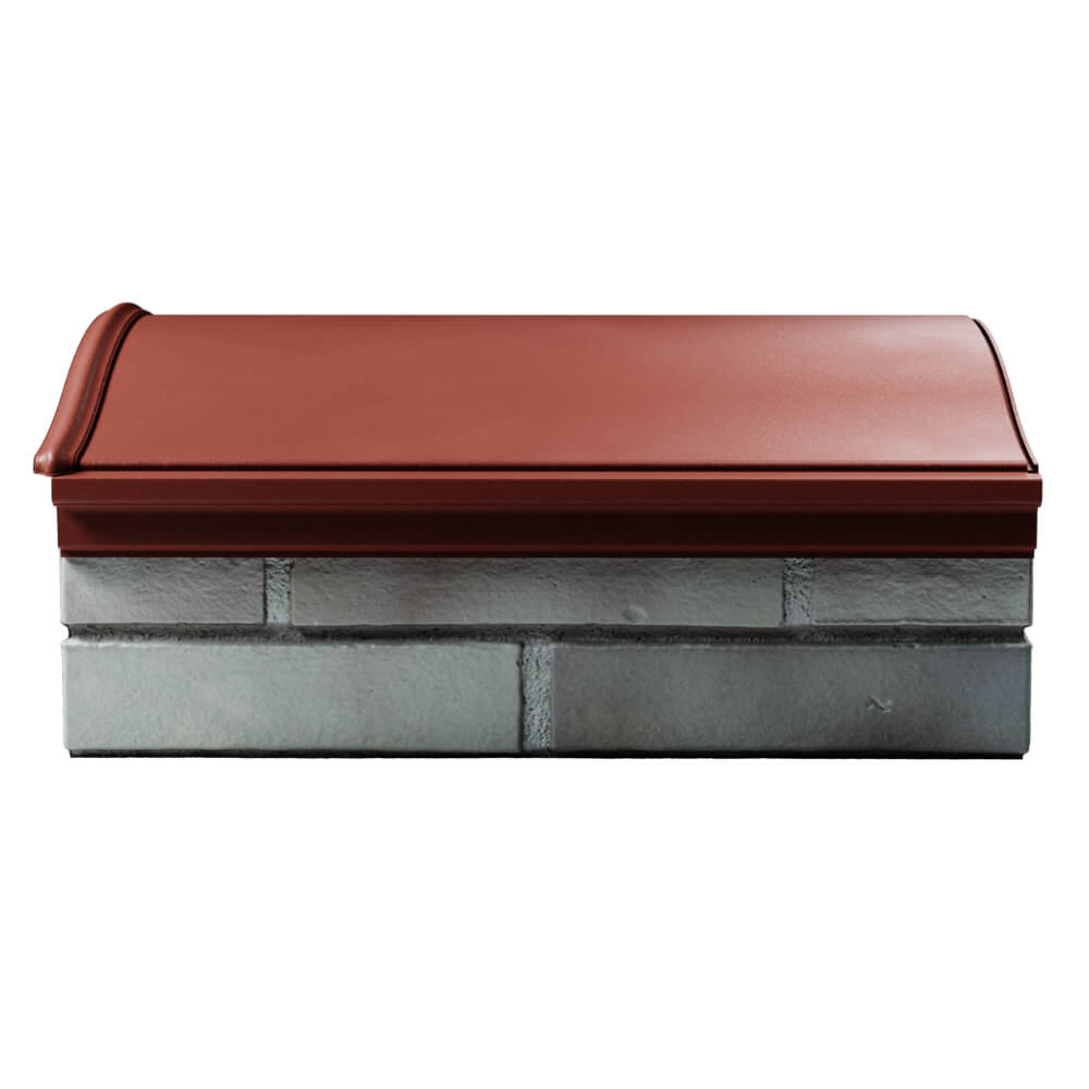 Парапет Zking Монблан Красный посадка на 1.5 кирпича (355/385мм) в Мытищах фото