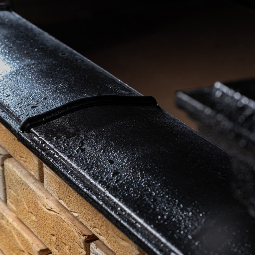 Парапет Zking Монблан Черный посадка на 0.5 кирпича (130мм) в Мытищах фото