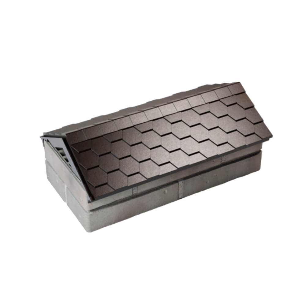 Парапет Zking Эверест Коричневый с посадкой на 1 кирпич (200/225/255мм) в Мытищах фото