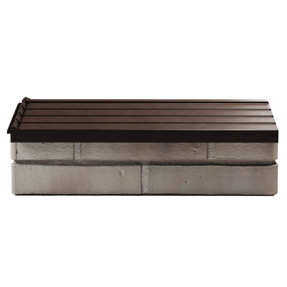 Парапет Zking Бона ХайТек Коричневый с посадкой на 1 кирпич (200/225/255мм) в Мытищах фото