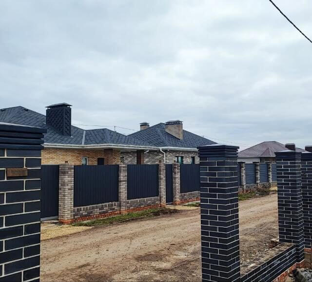 Колпак Zking Бона ХайТек Серый на столб 1.5х1.5 кирпича (385х385мм) в Мытищах фото