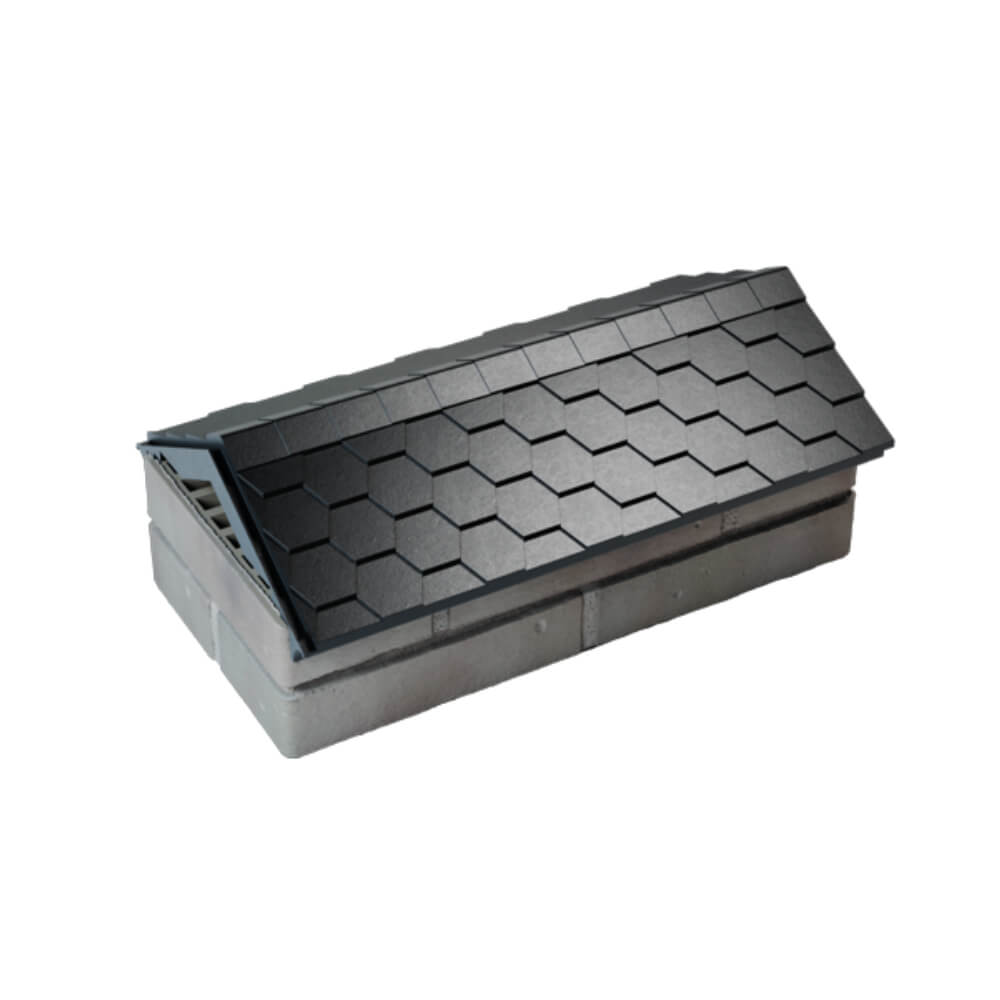 Парапет Zking Эверест Черный с посадкой на 1 кирпич (200/225/255мм) в Мытищах фото