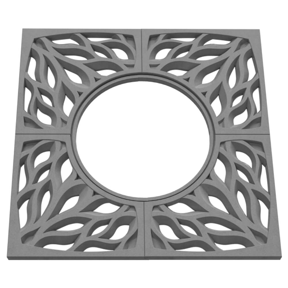 Приствольная решетка для дерева ZKING CRUST 1.2х1.2м Серая в Мытищах фото