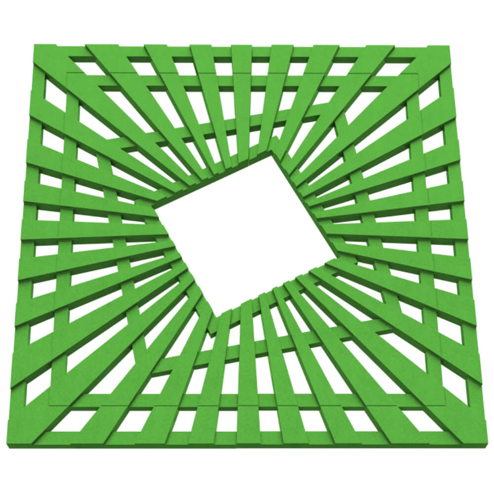 Приствольная решетка для дерева ZKING ATMOSPHERE 1.2х1.2м Зеленая в Мытищах фото