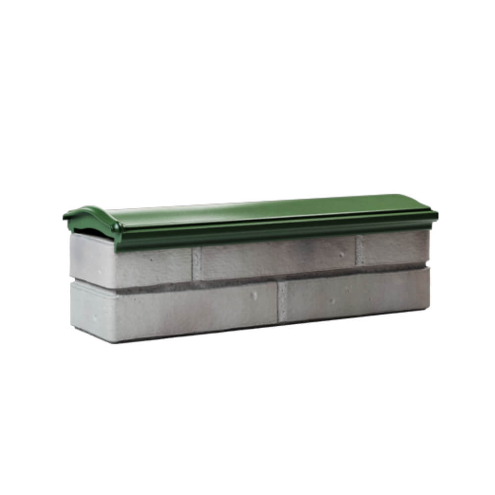 Парапет Zking Монблан Зеленый посадка на 0.5 кирпича (130мм) Мытищи фото