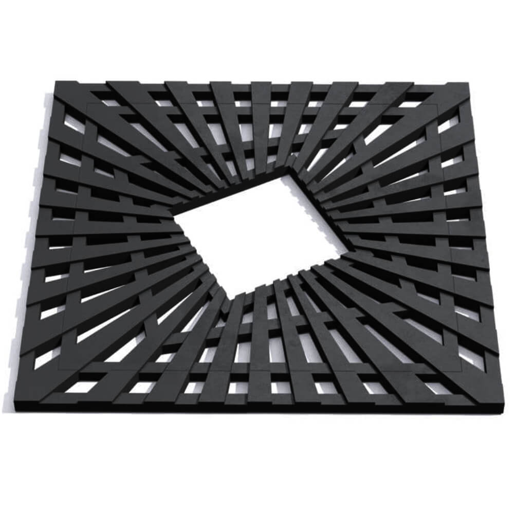 Приствольная решетка для дерева ZKING ATMOSPHERE 1.2х1.2м Черная Мытищи фото