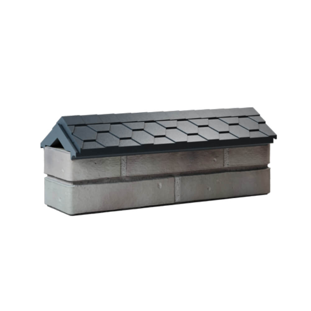 Парапет Zking Эверест Серый с посадкой на 0.5 кирпича (130мм) Мытищи фото