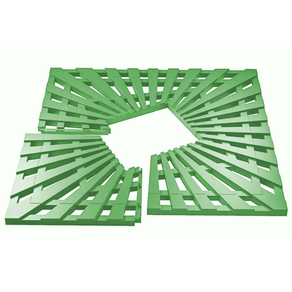 Приствольная решетка для дерева ZKING ATMOSPHERE 1.2х1.2м Зеленая в Мытищах фото