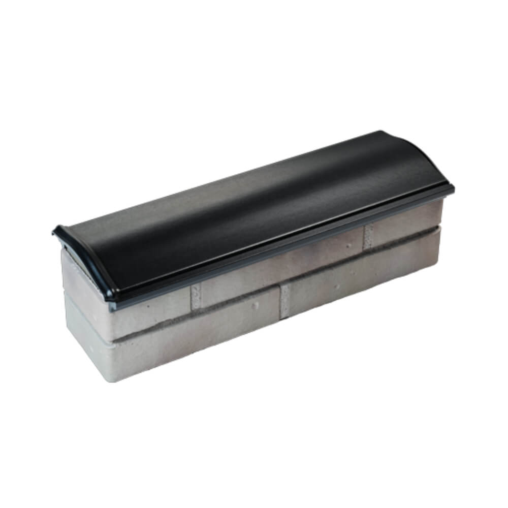 Парапет Zking Монблан Черный посадка на 0.5 кирпича (130мм) в Мытищах фото