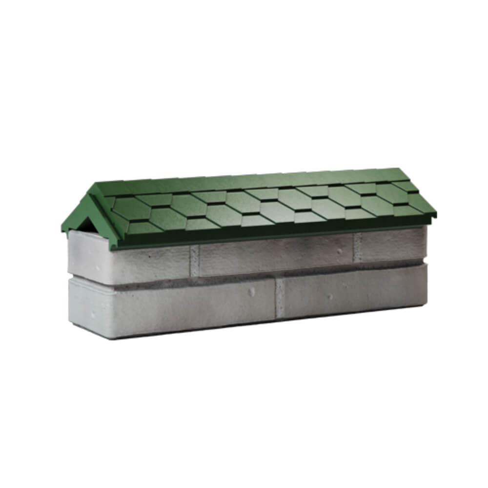 Парапет Zking Эверест Зеленый с посадкой на 0.5 кирпича (130мм) Мытищи фото