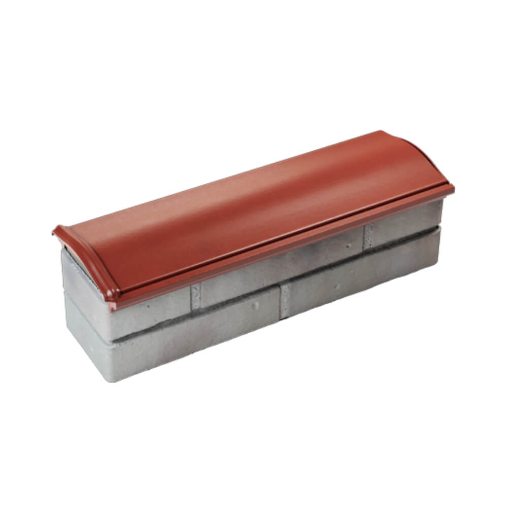 Парапет Zking Монблан Красный посадка на 0.5 кирпича (130мм) в Мытищах фото