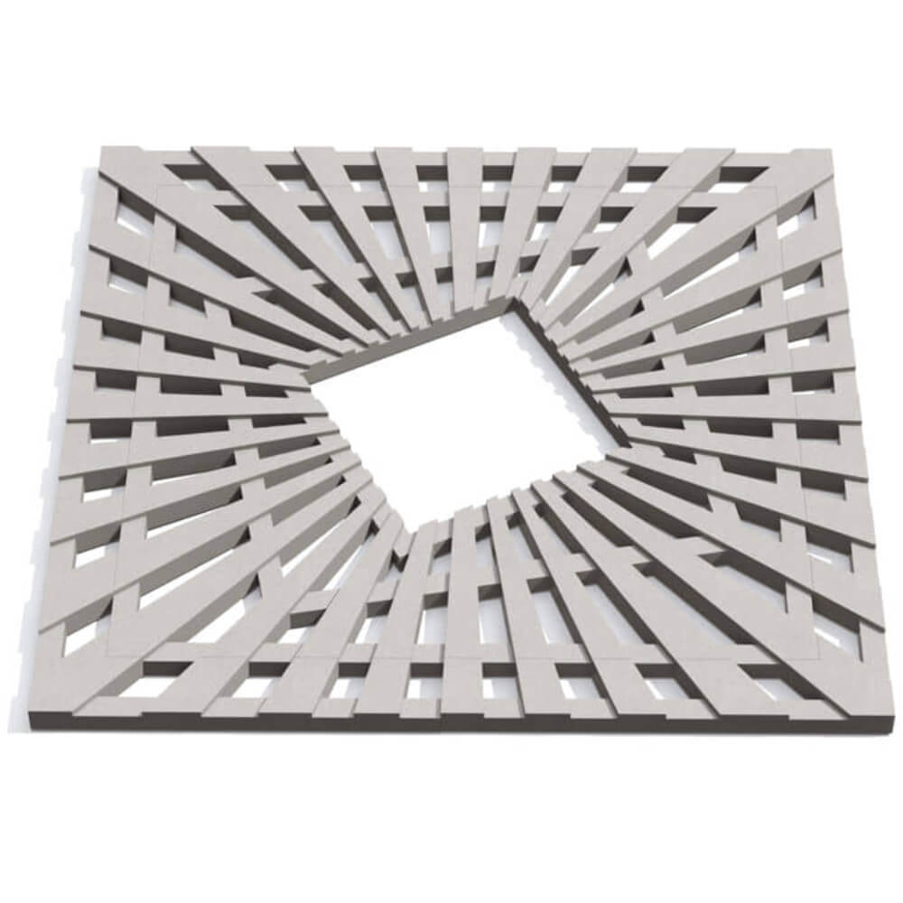 Приствольная решетка для дерева ZKING ATMOSPHERE 1.2х1.2м Бежевая Мытищи фото