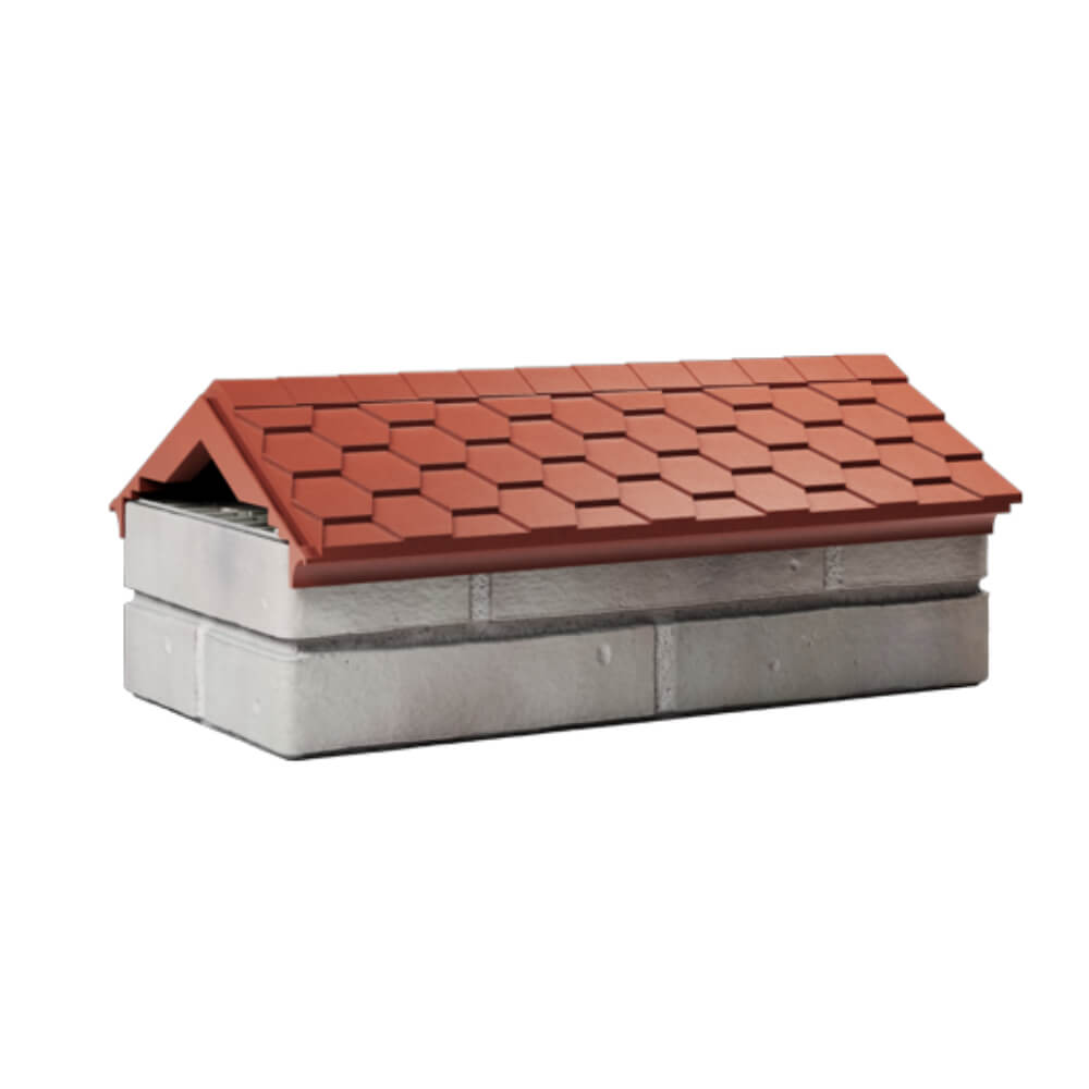 Парапет Zking Эверест Красный с посадкой на 1 кирпич (200/225/255мм) Мытищи фото