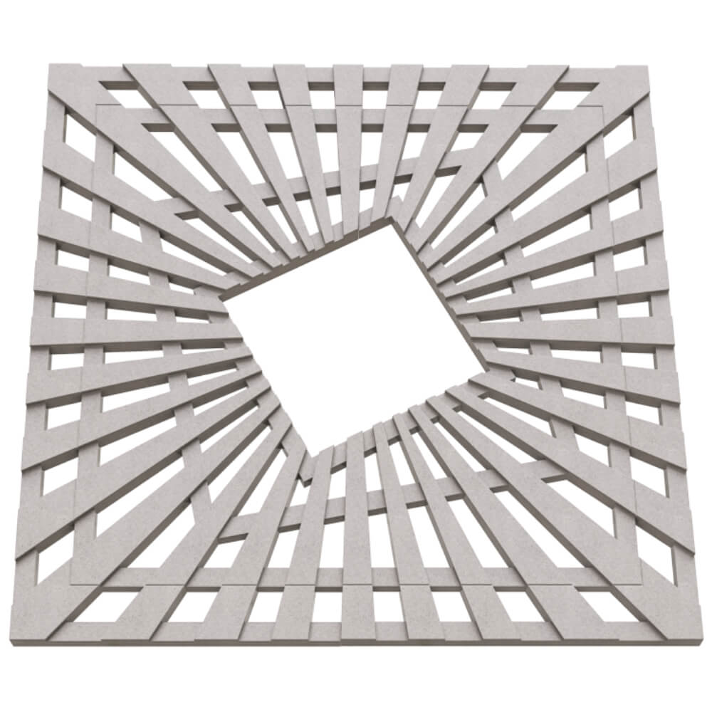 Приствольная решетка для дерева ZKING ATMOSPHERE 1.2х1.2м Бежевая в Мытищах фото