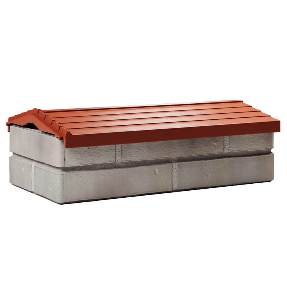 Парапет Zking Бона ХайТек Красный с посадкой на 1 кирпич (200/225/255мм) Мытищи фото