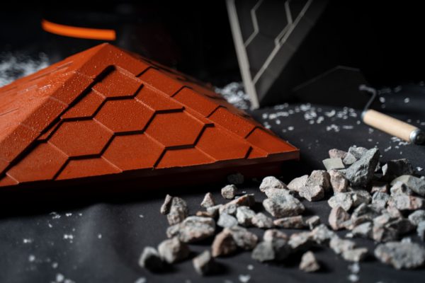 Колпак Zking Эверест Красный на столб 1.5х1.5 кирпича (390х390мм) в Мытищах фото