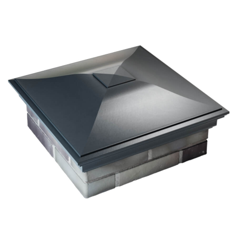 Колпак Zking Монблан Серый на столб 2х2 кирпича (515х515мм) Мытищи фото