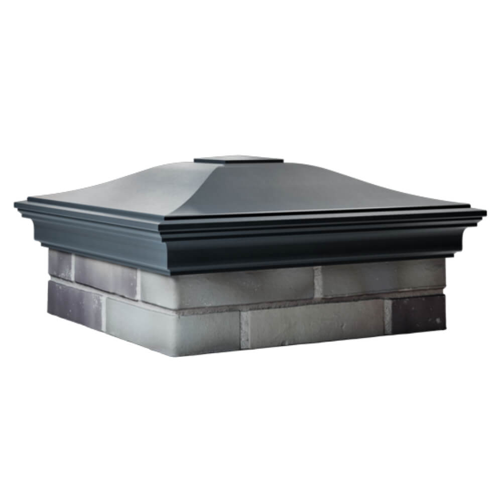 Колпак Zking Монблан Серый на столб 2х2 кирпича (515х515мм) в Мытищах фото