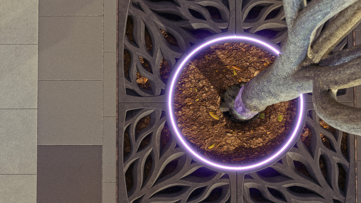 Приствольная решетка для дерева ZKING CRUST 1.2х1.2м Черная в Мытищах фото