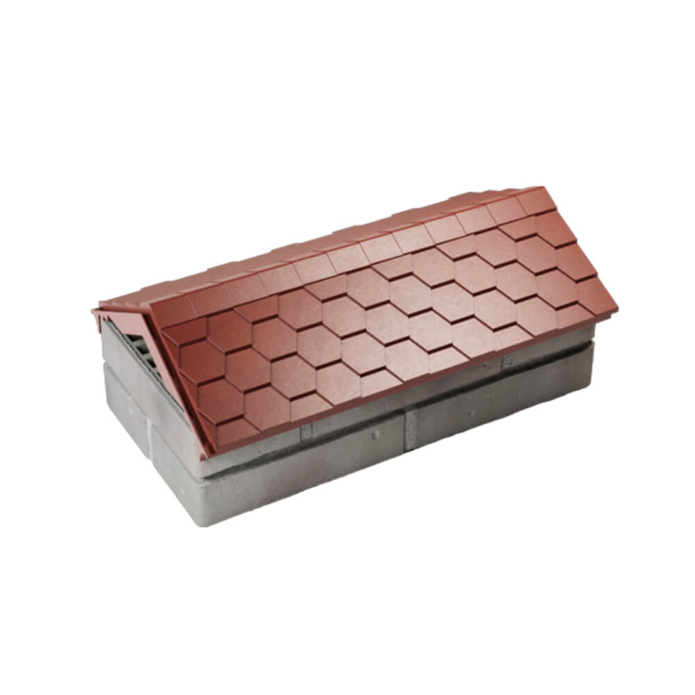 Парапет Zking Эверест Красный с посадкой на 1 кирпич (200/225/255мм) в Мытищах фото