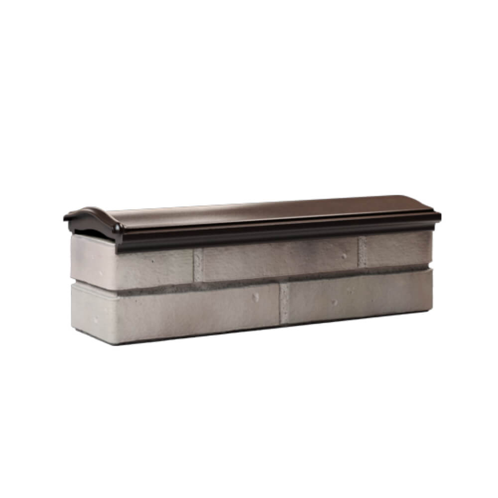 Парапет Zking Монблан Коричневый посадка на 0.5 кирпича (130мм) Мытищи фото