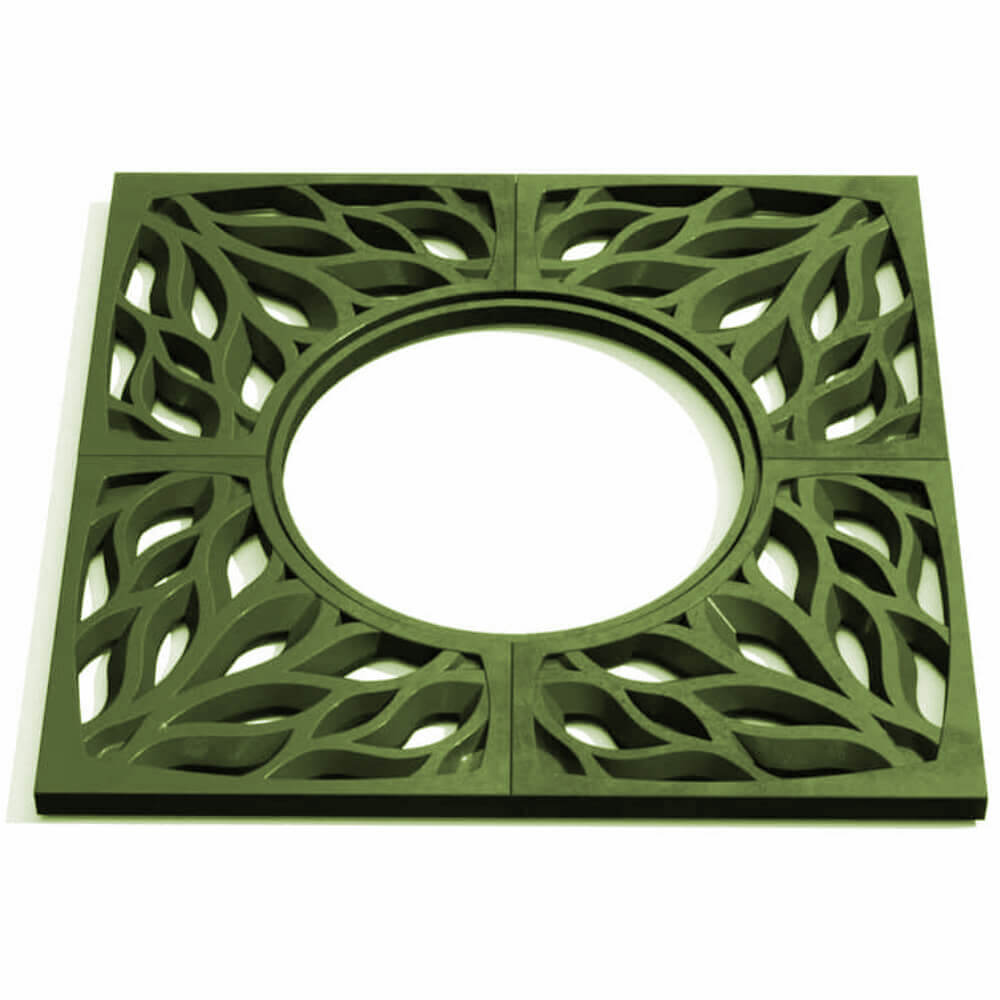 Приствольная решетка для дерева ZKING CRUST 1.2х1.2м Зеленая Мытищи фото