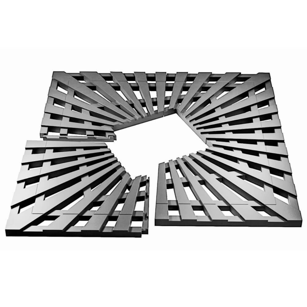 Приствольная решетка для дерева ZKING ATMOSPHERE 1.2х1.2м Серая в Мытищах фото