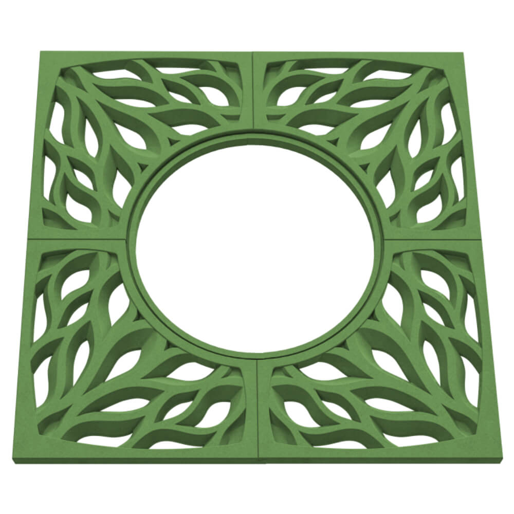 Приствольная решетка для дерева ZKING CRUST 1.2х1.2м Зеленая в Мытищах фото