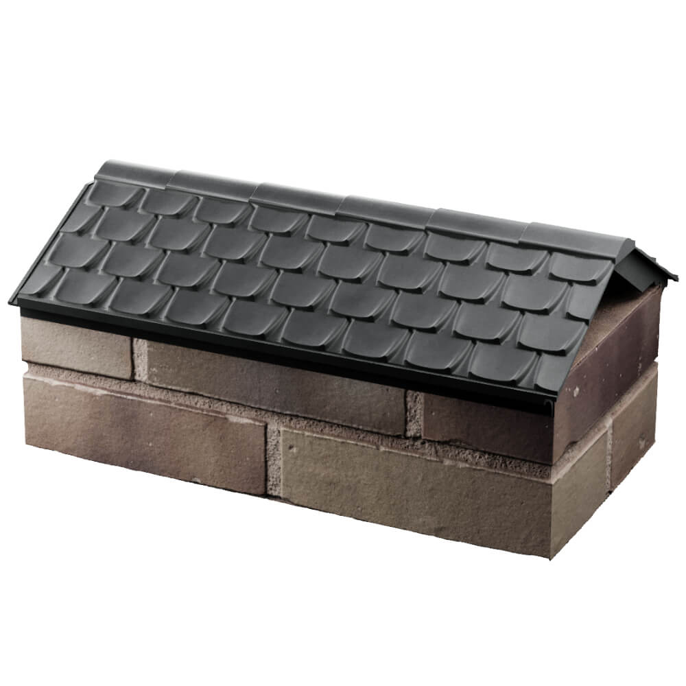 Парапет Zking Эльбрус Серый с посадкой на 1 кирпич (255мм) в Мытищах фото