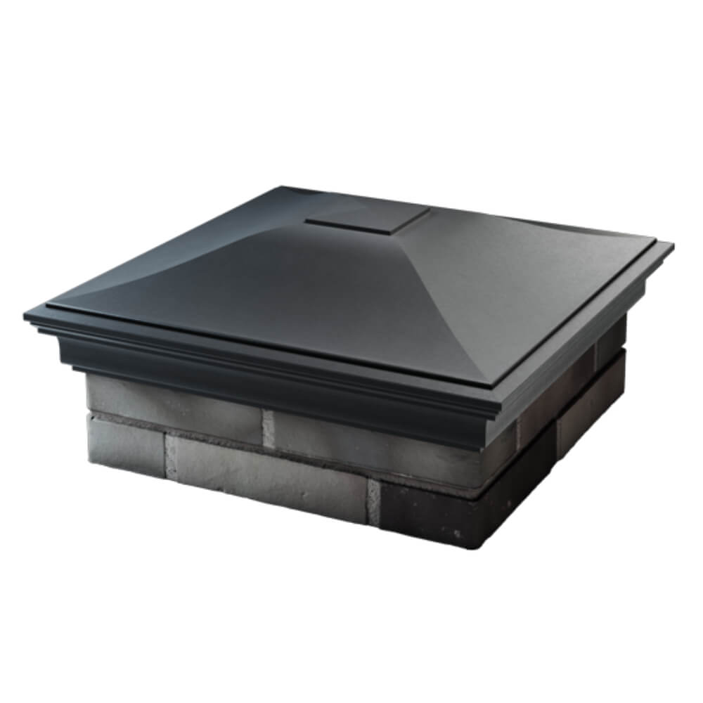 Колпак Zking Монблан Серый на столб 2х2 кирпича (515х515мм) в Мытищах фото